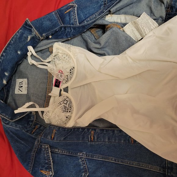 New La Senza White Lace Lingerie Slip Dress - Picture 4 of 4